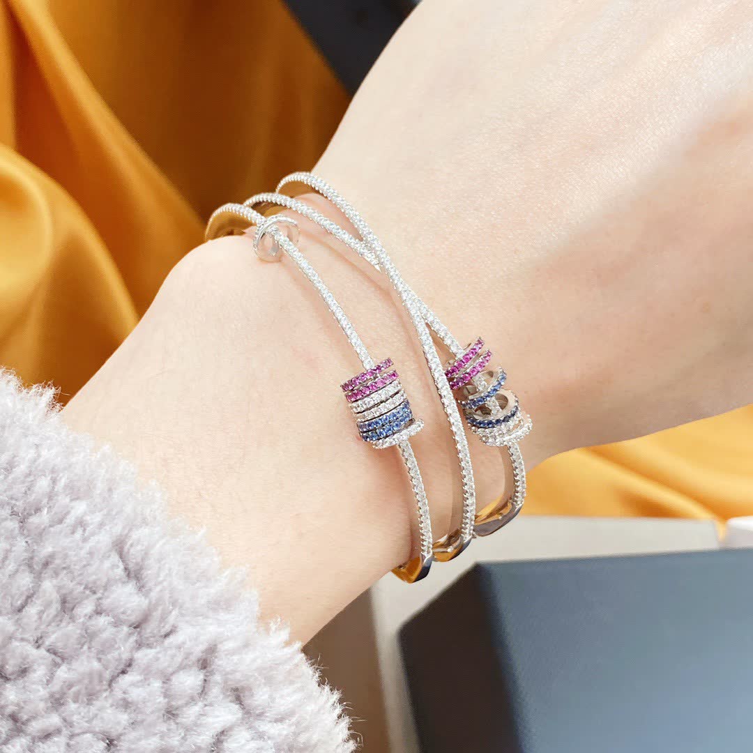 APM Monaco Happy Diamonds Bangle Bracelet